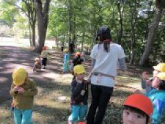 年中組さん見晴公園(香雪園)で秋探し