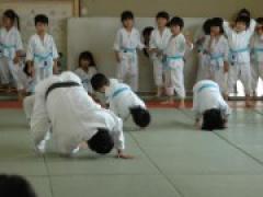 かぜ組(年長)の柔道保育参観 ご出席ありがとうございました