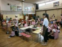 親子クッキング、楽しかった(年少さん)