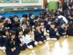 進級児と新入園児がご対面 ~よろしくお願いします~