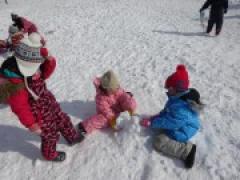 雪遊びに行ってきました★年中版