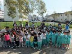 避難訓練~消防車に触れる会~