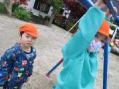 園庭へレッツゴー!!~年中さん~