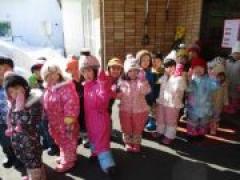 ふわふわ さらさら 気持ちよかったね☆(年少)