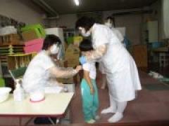 内科健診がんばったね!