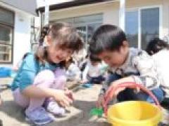 園庭で遊んだよ🌞~年少~