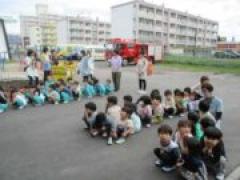 避難訓練🚒~消防車にふれる会~