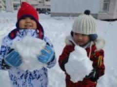 雪遊びしたよ⛄~年中~