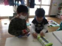 廃材製作したよ!~年長~