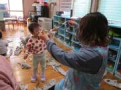 ビリビリ新聞遊び~はなぐみ~